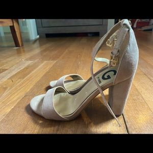 Guess Tan Heel Sandals